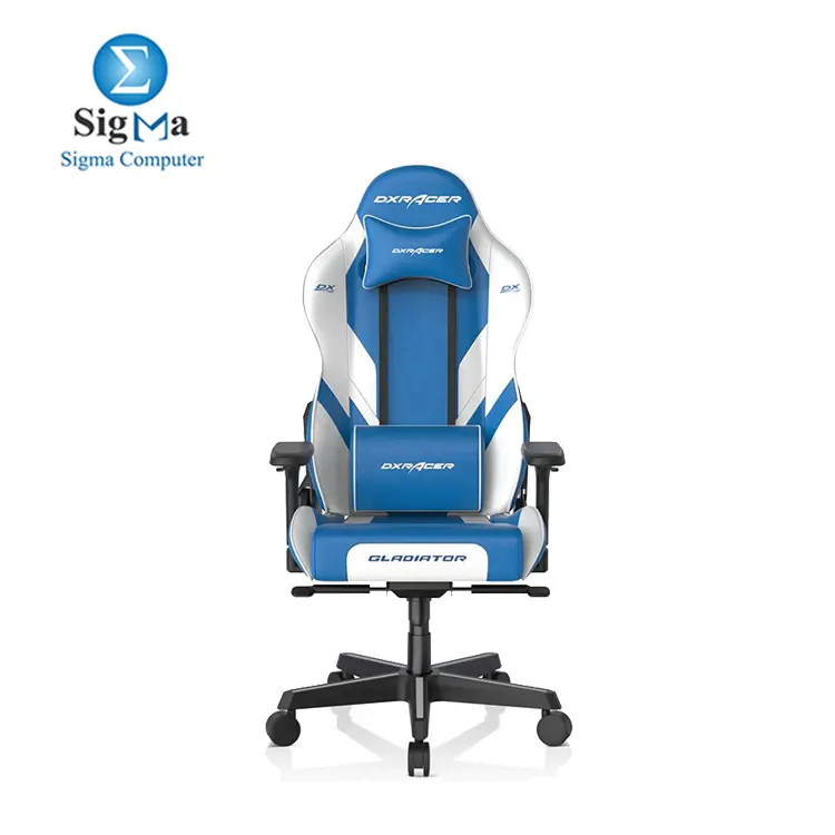 DXRacer GLADIATOR G-Series Gaming Chair - Blue/White GC-G001-BW-B2-423